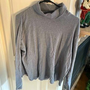 Women’s Grey Long Sleeve Turtleneck